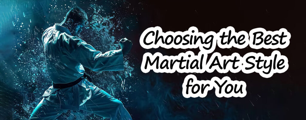 Choosing the Best Martial Art Style for You